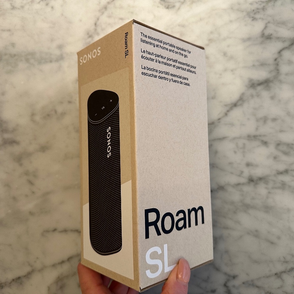Sonos Roam SL, Black, LIKE NEW in box